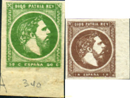 365776 HINGED ESPAÑA 1875 CARLOS VII - ...-1850 Préphilatélie