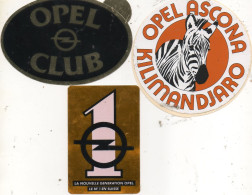 Autocollants OPEL - Stickers