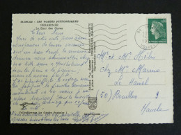 FRAIZE - VOSGES - FLAMME MUETTE SUR MARIANNE CHEFFER - GERARDMER LE SAUT DES CUVES - Mechanical Postmarks (Advertisement)