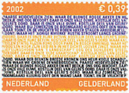 97849 MNH HOLANDA 2002 LAS PROVINCIAS DE HOLANDA. GELDERLAND - ...-1852 Préphilatélie