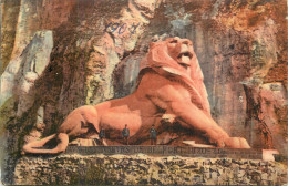 Postcard France Belfort Le Lion - Other & Unclassified