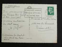 GERARDMER - VOSGES - FLAMME SUR MARIANNE CHEFFER - CENTRE LOISIRS COMITE ENTREPRISE DE LA SNECMA - Mechanical Postmarks (Advertisement)