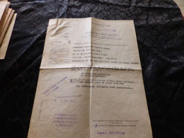 VP-102 ,  Ancien Combattants, Notification D'une Décision, Refus D'une Pension, 8 Avril 1949 - Documents