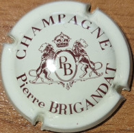 Capsule Champagne Pierre BRIGANDAT Série 1 - Ecusson, Crème & Brun Nr 03 - Autres & Non Classés