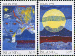 101418 MNH ISLANDIA 1992 NAVIDAD - Collezioni & Lotti