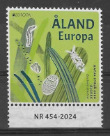 Äland  2024 , EUROPA CEPT / Unterwasser Fauna + Flora - Postfrisch / MNH (**) - 2024