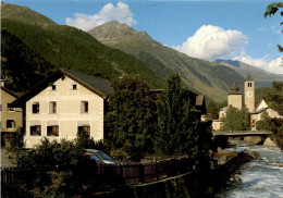 Susch, Engadin - Zusammenfluss Susasca-Inn (32-816) - Zernez