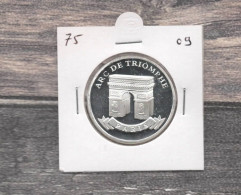 Médaille Souvenirs&Patrimoine : Arc De Triomphe  (couleur Argent) - 2009 - Other & Unclassified