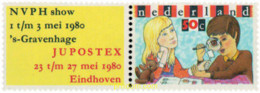 105996 MNH HOLANDA 1980 6 EXPOSICION FILATELICA INTERNACIONAL DE JOVENES FILATELICOS - ...-1852 Voorlopers