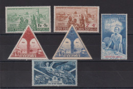 Cote Des Somalis 1942-46 Divers PA 8 à 13, 6 Val ** MNH - Nuevos