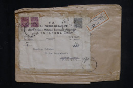 TURQUIE - Enveloppe Commerciale De Colis En Recommandé De Istanbul Pour La France - L 152514 - Storia Postale