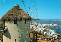 GRECE - Myconos - Vue De La Ville - Moulin - Carte Postale - Griekenland