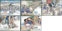 114522 MNH NUEVA ZELANDA 2003 AÑO LUNAR CHINO - AÑO DE LA CABRA - ...-1855 Prephilately