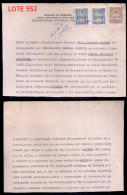 ARGENTINA 1968 CONTRATO DE LOCACION DEL FERROCARRIL URQUIZA CON UN PARTICULAR CON SELLOS FISCALES DE LA PROVINCIA DE ENT - Brieven En Documenten