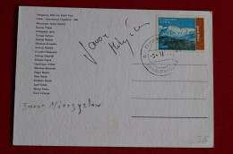 Signed Leader Mieczyslaw Jarosz 1991 Polish Annapurna South Face Himalaya Mountaineering Escalade - Sportifs