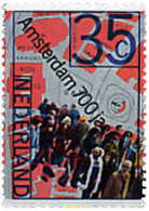 124034 MNH HOLANDA 1975 700 ANIVERSARIO DE LA CIUDAD DE AMSTERDAM - ...-1852 Prephilately