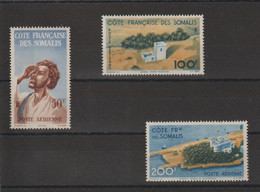 Cote Des Somalis 1947 Aspects Des Somalis PA 20-22, 3 Val ** MNH - Unused Stamps