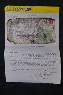 FRANCE - Lettre De La Poste Attestant Un Accident De Courrier Lors D'une Attaque De Fourgon En 1991 - L 152515 - Cartas Accidentadas