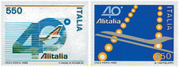 124603 MNH ITALIA 1986 40 ANIVERSARIO DE ALITALIA - 1. ...-1850 Prefilatelia