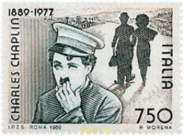 124647 MNH ITALIA 1989 CENTENARIO DEL NACIMIENTO DE CHARLES CHAPLIN - ...-1850 Voorfilatelie