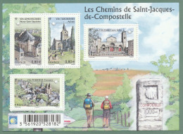 France 2013 Les Chemins De Saint Jacques De Compostelle Quatre étapes Bloc Feuillet N°f4725 Neuf** - Mint/Hinged