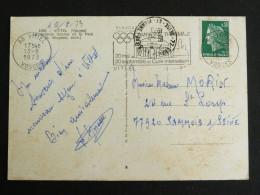 VITTEL - VOSGES - FLAMME SUR MARIANNE CHEFFER - LA GRANDE SOURCE ET LE PARC - Mechanical Postmarks (Advertisement)