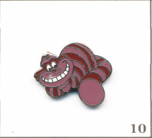 Pin's BD Et Cartoon - Disney / Chat “Cheshire“ (Alice Au Pays Des Merveilles). Est. ©Disney Sofrec. Zamac. T1007-10 - Disney