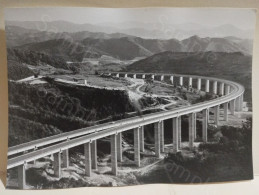 Italia Foto Abruzzo Pietrasecca Carsoli Autostrada Viadotto Ponte. 178x125 Mm. - Europa