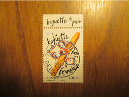 2024 La Baguette De Pain Française Oblitéré Cachet Rond 21/05/2024 - Oblitérés