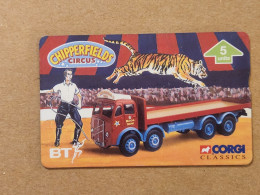 United Kingdom-(BTG-535)-Chipperfields Circus/Corrgi-(1)Tiger(542)(5units)(505D)(tirage-1.000)price Cataloge-10.00£-mint - BT Allgemeine