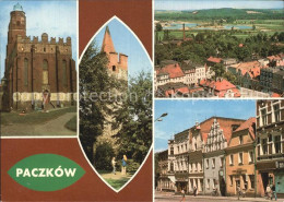 72463143 Paczkow Kosciol Obronny Fragment Murow Miejskich Z Baszta Widok Ogolny  - Poland