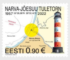 2022 1102 Estonia Narva-Jõesuu Lighthouse MNH - Estonia