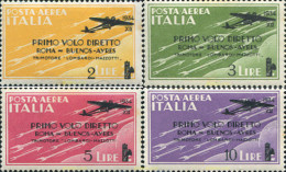 668199 HINGED ITALIA 1934 PRIMER VUELO DIRECTO DE ROMA A BUENOS AIRES - ...-1850 Voorfilatelie