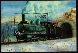 Bhutan Block 360 Postfrisch Eisenbahn #NO804 - Bhutan