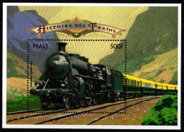 Mali Block 85 Postfrisch Lokomotive #NO820 - Malí (1959-...)