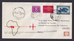 Flugpost Brief Air Mail Niederlande KLM Amsterdam Conakry Guinea Afrika - Posta Aerea