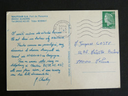 AUXERRE RP - YONNE - FLAMME MUETTE SUR MARIANNE CHEFFER - NAUTOUR S.A. PORT DE PLAISANCE - Maschinenstempel (Werbestempel)