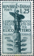 130365 MNH ITALIA 1954 CORREO CON HELICOPTERO MILAN-TURIN - 1. ...-1850 Prefilatelia