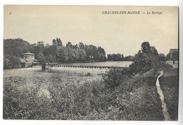 CPA 51 CHALONS-SUR-MARNE Le Barrage - Châlons-sur-Marne