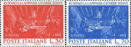 130556 MNH ITALIA 1962 50 ANIVERSARIO DE LA MUERTE DEL POETA G. PASCOLI - 1. ...-1850 Prephilately