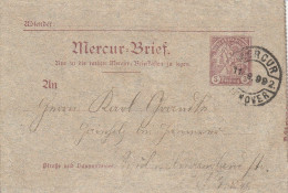 Allemagne Entier Postal Poste Privée Hannover 1899 - Cartoline