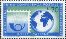 134742 MNH ITALIA 1963 CENTENARIO DE LA 1 CONFERENCIA DE LA UPU - ...-1850 Voorfilatelie