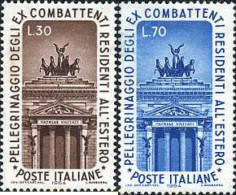 134756 MNH ITALIA 1964 PELEGRINACION DE LOS EX-COMBATIENTES ITALIANOS DEL EXTRANGERO A ROMA - 1. ...-1850 Vorphilatelie