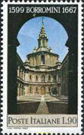 130734 MNH ITALIA 1967 300 ANIVERSARIO DE LA MUERTE DEL ARQUITECTO FRANCESCO BORROMINI - 1. ...-1850 Prephilately