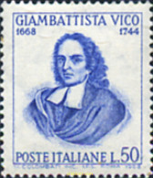 130762 MNH ITALIA 1968 300 ANIVERSARIO DEL NACIMIENTO DE GIOVANNI BATTISTA VICO - ...-1850 Préphilatélie