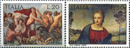 130779 MNH ITALIA 1970 450 ANIVERSARIO DE LA MUERTE DE RAPHAËL - 1. ...-1850 Prephilately