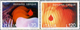 131279 MNH ITALIA 1977 DONACION DE SANGRE - 1. ...-1850 Prephilately