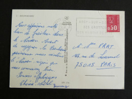 ARCY SUR CURE - YONNE - FLAMME SUR MARIANNE BEQUET - ESCARGOT DE BOURGOGNE - Mechanical Postmarks (Advertisement)