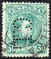 Madrid - Perforado - Edi O 249 - "C.L." Grande (Banco) - Oblitérés