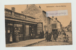 CPA - 91 - BALLANCOURT - Rue Du Martroy MAISON MANIFACIER Epicerie, Chapellerie, Articles De Paris - RARE - Ed Manifacie - Ballancourt Sur Essonne